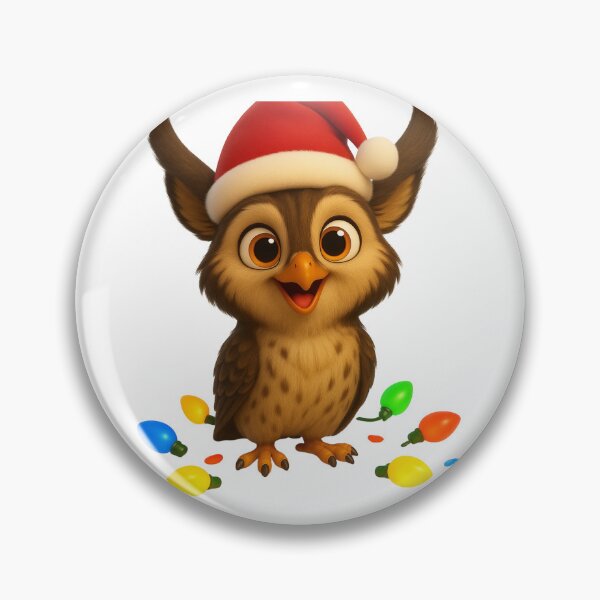 Item preview, Christmas Long-Eared Owl designed and sold by Sillytoe.