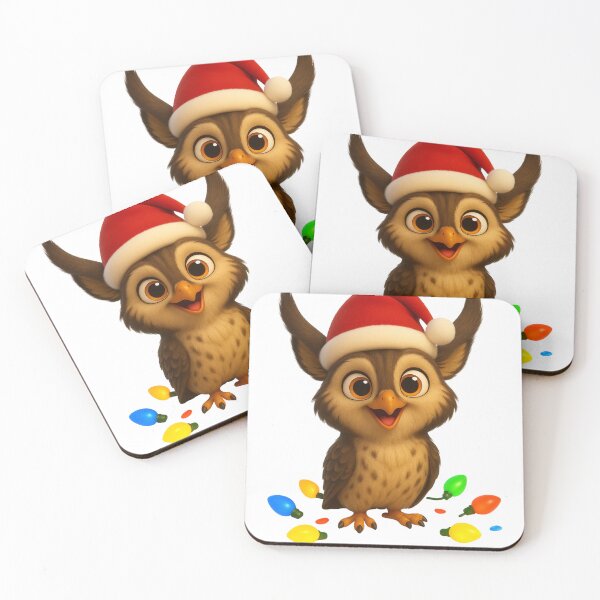 Item preview, Christmas Long-Eared Owl designed and sold by Sillytoe.
