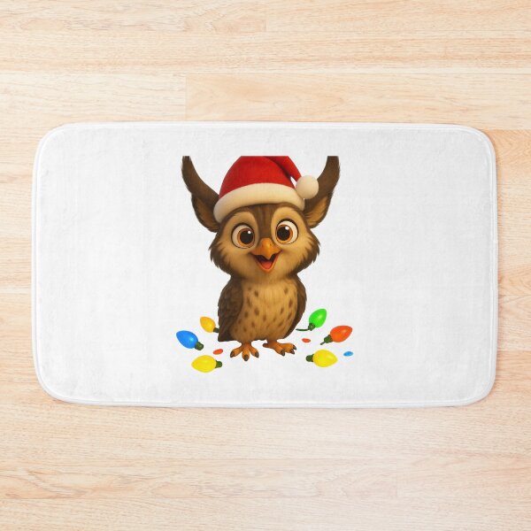 Item preview, Christmas Long-Eared Owl designed and sold by Sillytoe.