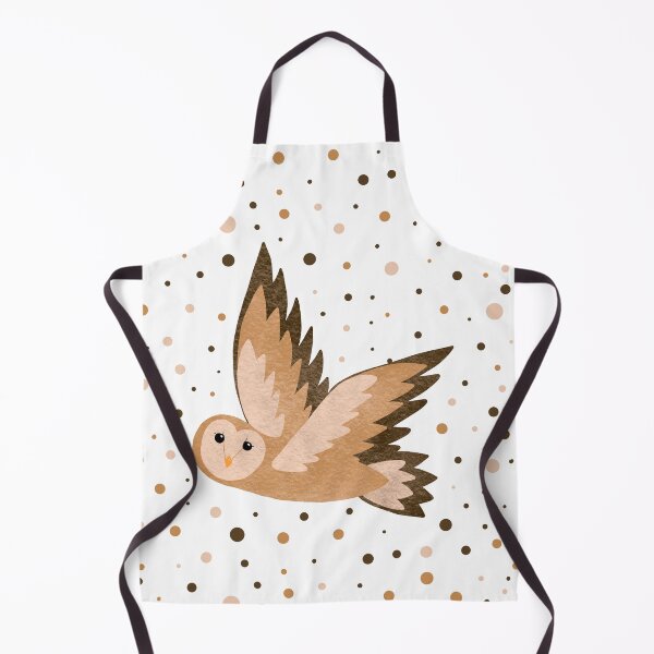 Item preview, Barn owl and dots designed and sold by Ana Gorozpe.