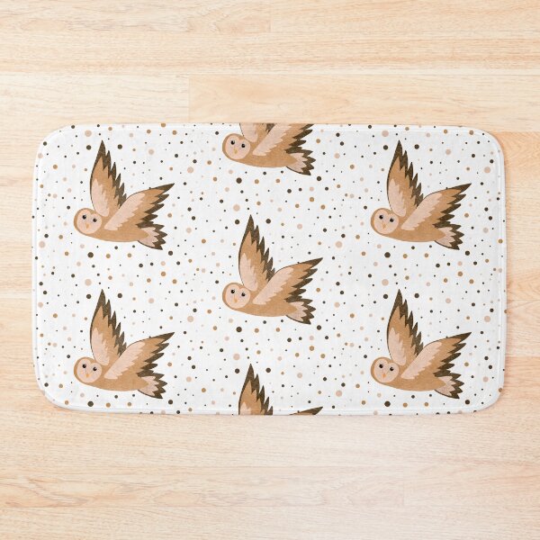 Item preview, Barn owl and dots designed and sold by Ana Gorozpe.