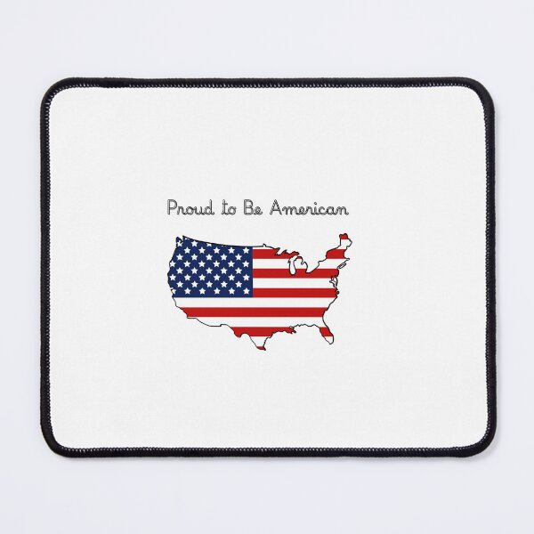 Item preview, Proud To Be American - US Map Patriotic Flag Design designed and sold by The Smartest Arts.