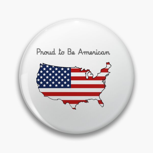 Item preview, Proud To Be American - US Map Patriotic Flag Design designed and sold by The Smartest Arts.