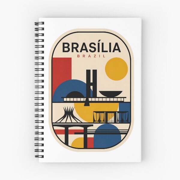 Item preview, Retro Brasilia Brazil Mid Century Modern Architecture designed and sold by k3rstman1.