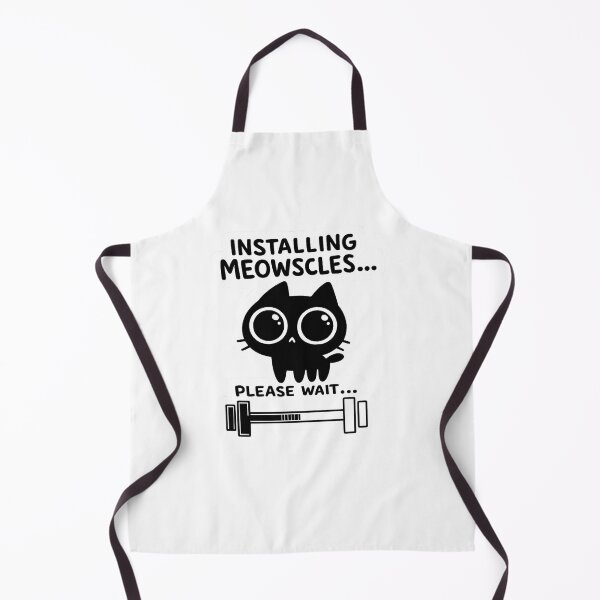 Item preview, Installing Meowscles Funny Gym Cat Weightlifting designed and sold by Digistore1221.