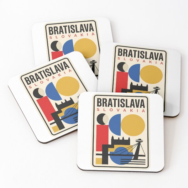 Item preview, Bratislava Slovakia Bauhaus Geometric City Landmark designed and sold by k3rstman1.