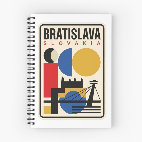 Item preview, Bratislava Slovakia Bauhaus Geometric City Landmark designed and sold by k3rstman1.