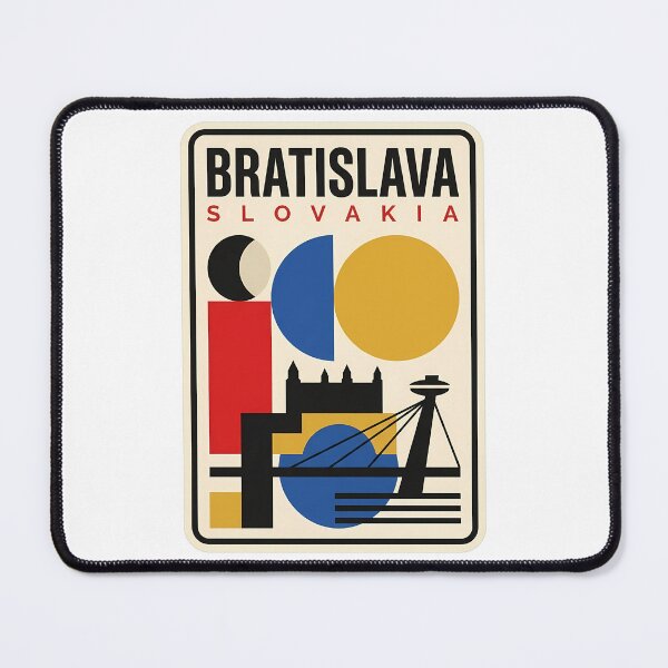 Item preview, Bratislava Slovakia Bauhaus Geometric City Landmark designed and sold by k3rstman1.