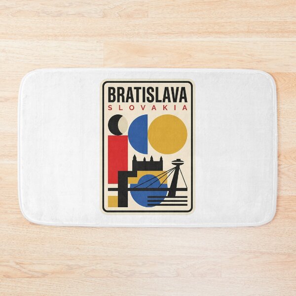 Item preview, Bratislava Slovakia Bauhaus Geometric City Landmark designed and sold by k3rstman1.