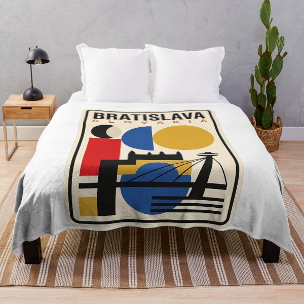 Item preview, Bratislava Slovakia Bauhaus Geometric City Landmark designed and sold by k3rstman1.