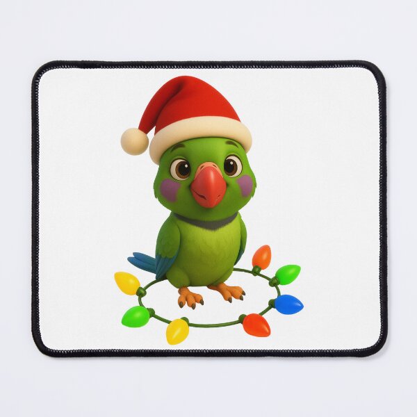 Item preview, Christmas Lord Derby’s Parakeet designed and sold by Sillytoe.