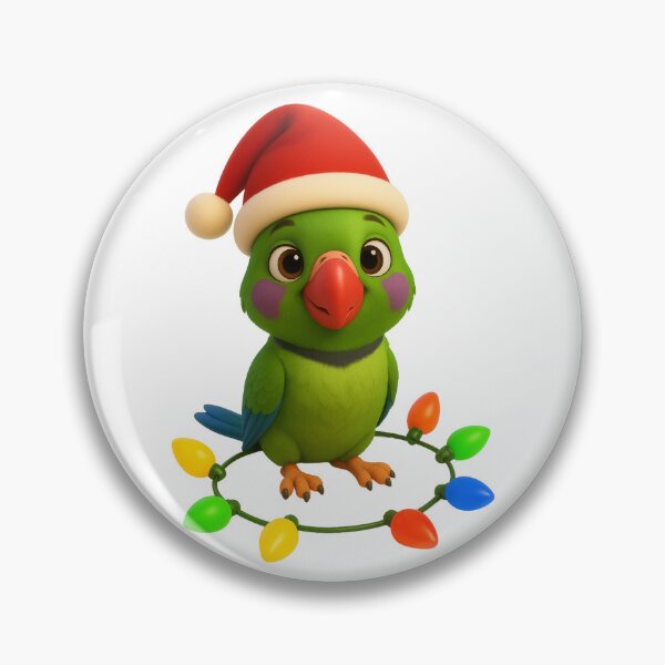 Item preview, Christmas Lord Derby’s Parakeet designed and sold by Sillytoe.