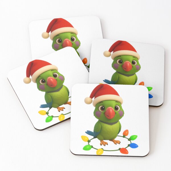 Item preview, Christmas Lord Derby’s Parakeet designed and sold by Sillytoe.