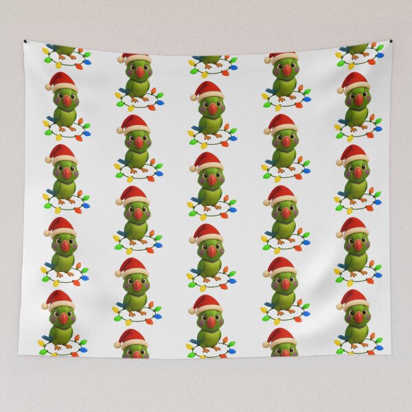 Item preview, Christmas Lord Derby’s Parakeet designed and sold by Sillytoe.