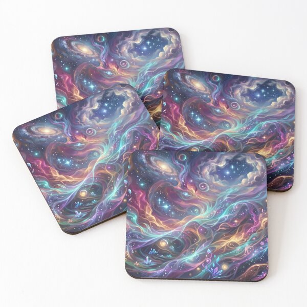 Item preview, 17 Dreamy Cosmic Landscapes Celestial Wonders Surreal Imagination designed and sold by ART ATTACK ZONE.