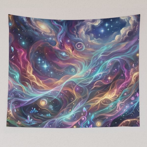 Item preview, 17 Dreamy Cosmic Landscapes Celestial Wonders Surreal Imagination designed and sold by ART ATTACK ZONE.