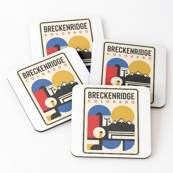 Item preview, Retro Breckenridge Colorado Geometric Mountain Ski Design designed and sold by k3rstman1.