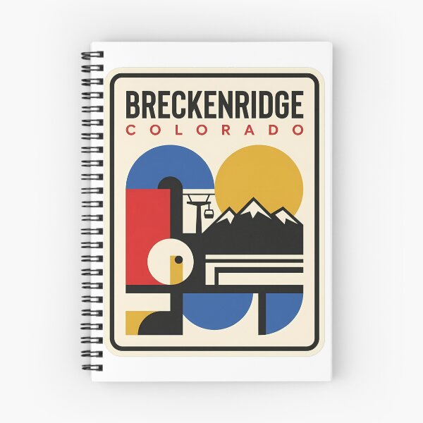 Item preview, Retro Breckenridge Colorado Geometric Mountain Ski Design designed and sold by k3rstman1.