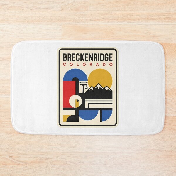 Item preview, Retro Breckenridge Colorado Geometric Mountain Ski Design designed and sold by k3rstman1.