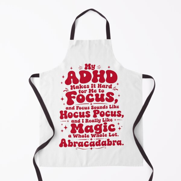 Item preview, ADHD Hocus Focus Magic Quote designed and sold by MadcapPrints.