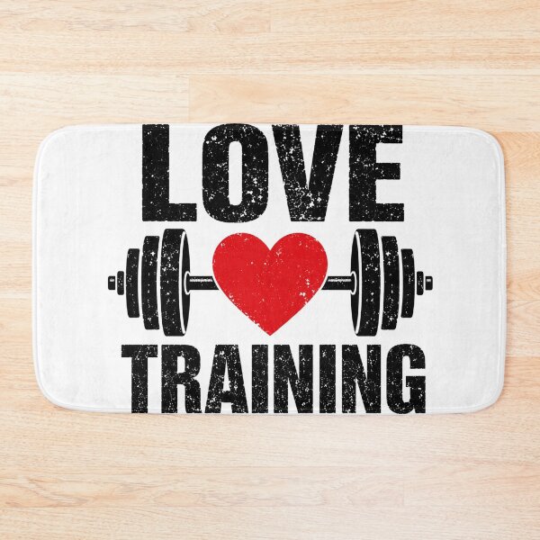 Item preview, Love Training Gym Barbell Red Heart Workout designed and sold by Digistore1221.