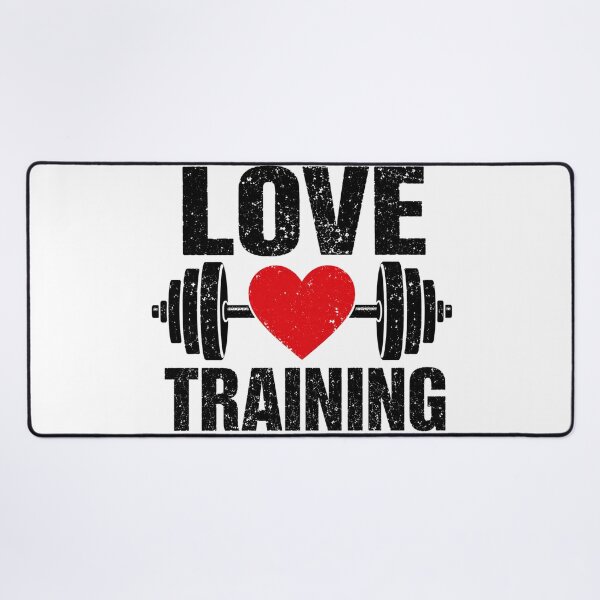Item preview, Love Training Gym Barbell Red Heart Workout designed and sold by Digistore1221.