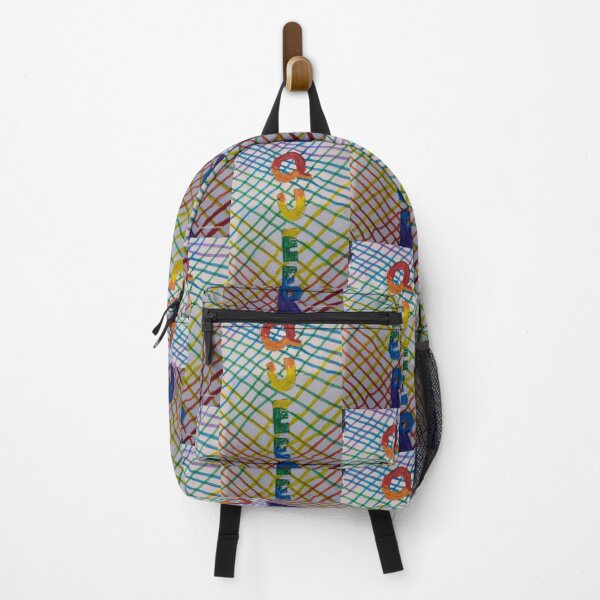 Item preview, Copy of  Rainbow Queer Plaid with White background  designed and sold by DancingCreek.