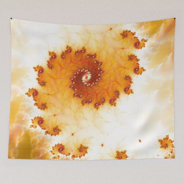 Item preview, Golden Autumn Leaves Abstract Fractal Spiral designed and sold by Dibujo Divertido.