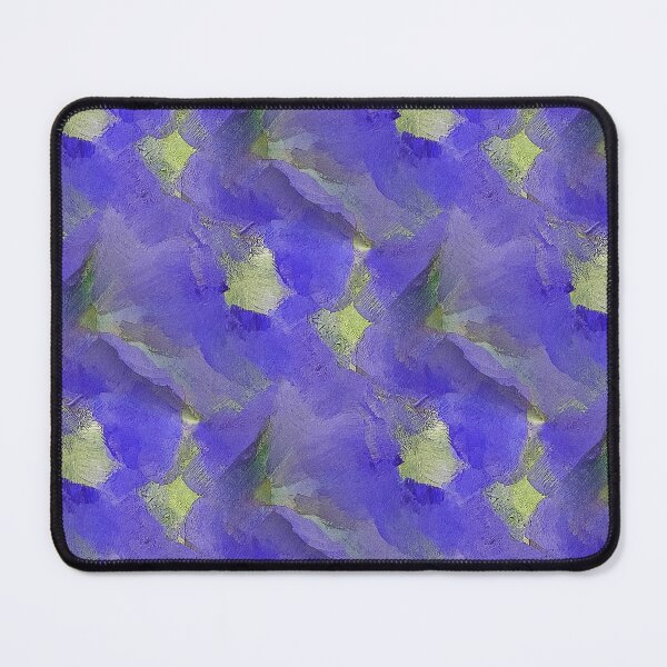 Item preview, Painterly Abstract Flowers in Purple and Green designed and sold by Artistestella.