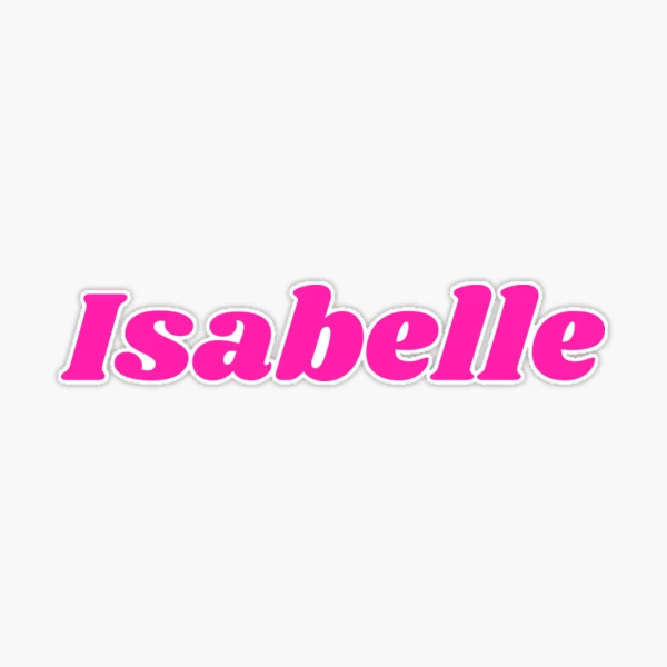 Isabelle Name, Pink