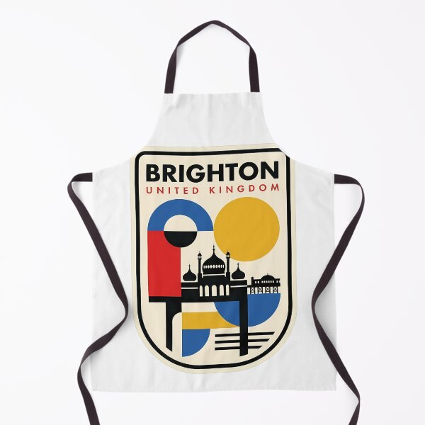 Item preview, Retro Brighton United Kingdom Geometric Travel designed and sold by k3rstman1.