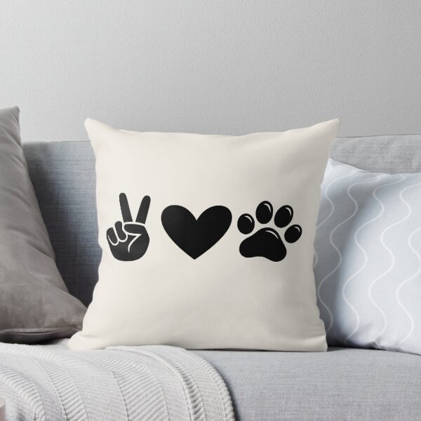 Item preview, Peace Heart Paw Animal Lover designed and sold by Corvoria.