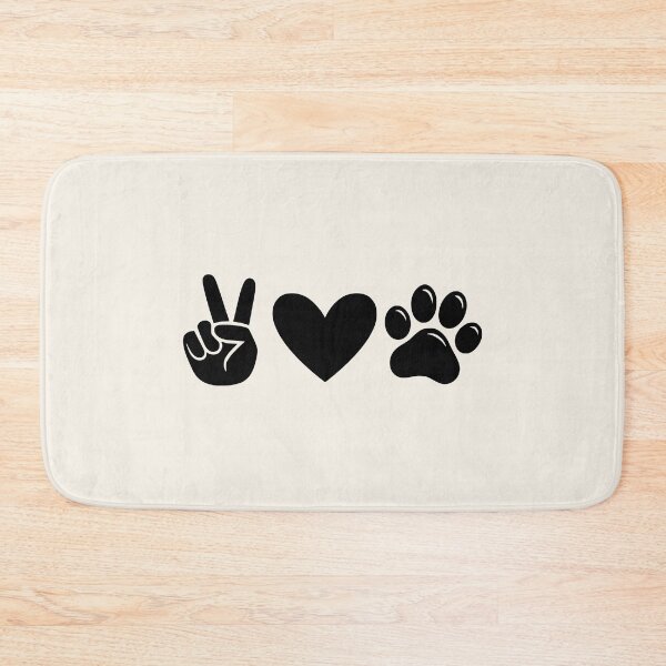Item preview, Peace Heart Paw Animal Lover designed and sold by Corvoria.