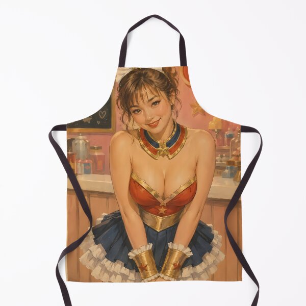 Item preview, Cosmic Cafe Heroine – Retro Anime Maid Pinup Vintage Style designed and sold by Cosplayvintage.