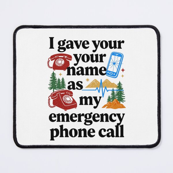 Item preview, I GAVE YOUR NAME AS MY EMERGENCY PHONE CALL NOAH INSPIRED INDIE-FOLK AESTHETIC T-SHIRT designed and sold by Estte-creative.