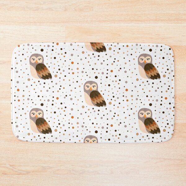 Item preview, Owl and dots designed and sold by Ana Gorozpe.