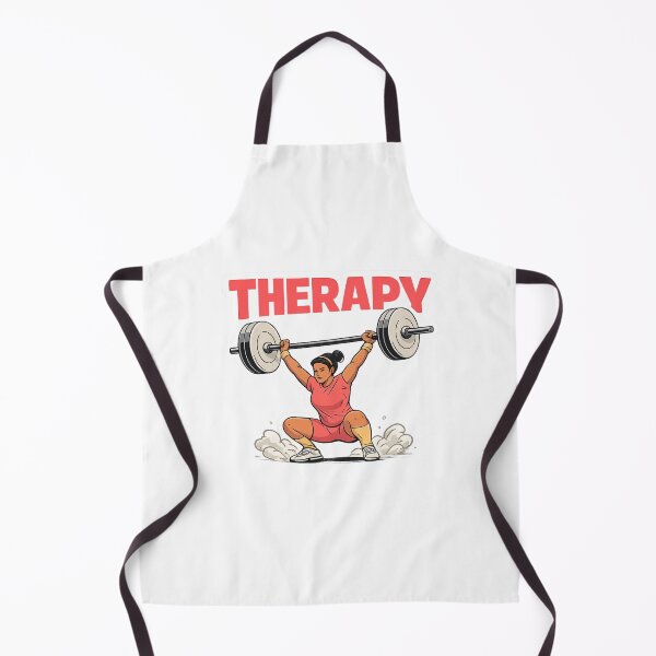 Item preview, Weightlifting Is My Therapy Gym Illustration designed and sold by Digistore1221.