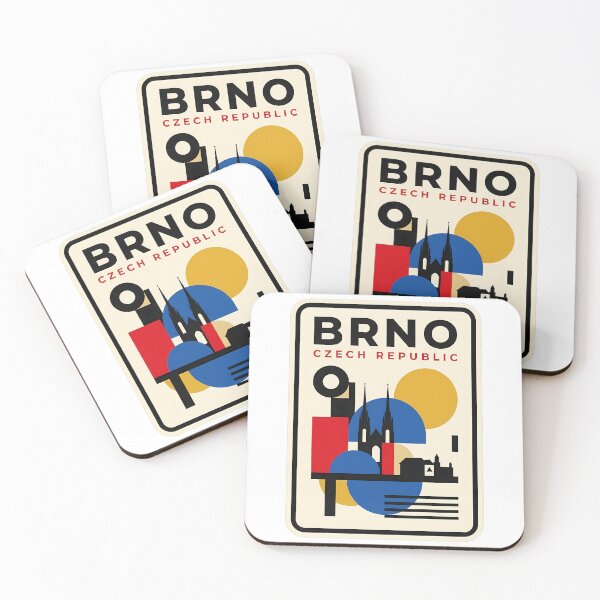 Item preview, Brno Czech Republic Geometric City Travel Landmark designed and sold by k3rstman1.