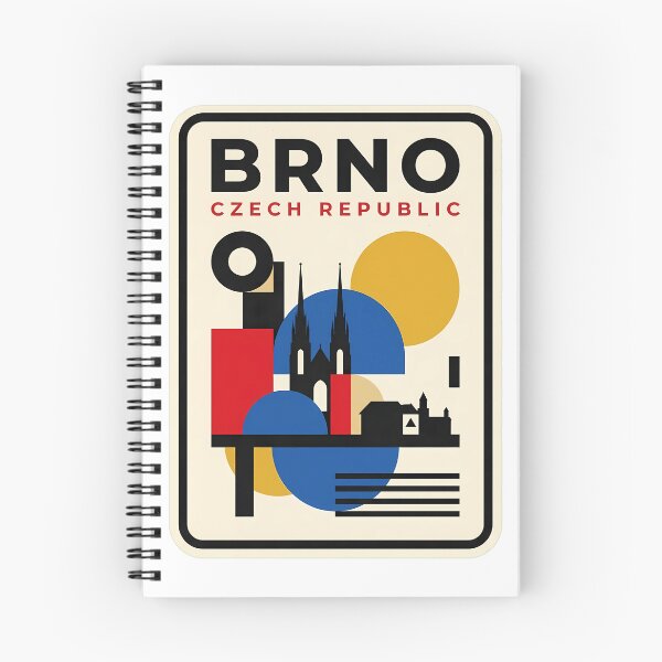 Item preview, Brno Czech Republic Geometric City Travel Landmark designed and sold by k3rstman1.