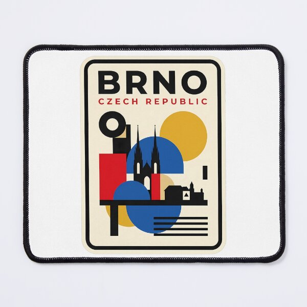 Item preview, Brno Czech Republic Geometric City Travel Landmark designed and sold by k3rstman1.