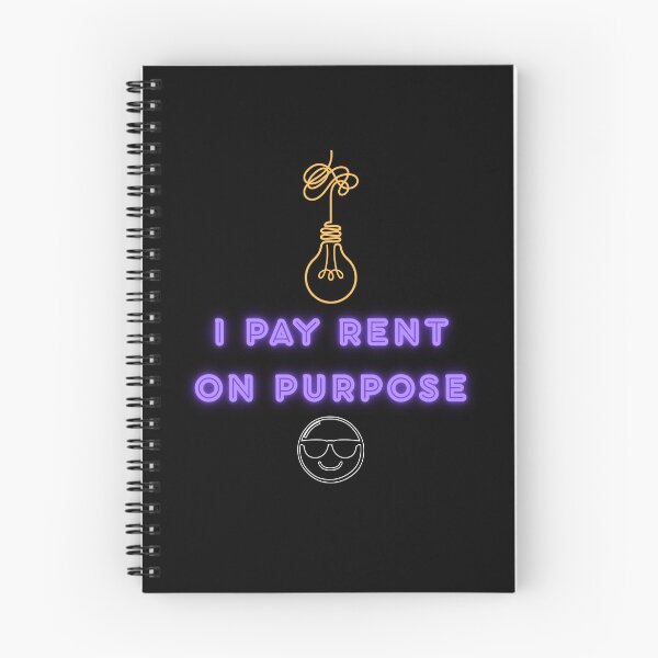 Item preview, I Pay Rent On Purpose Funny Design For People Who Rent A House designed and sold by Glitch-Cult.