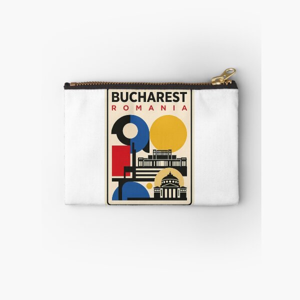 Item preview, Bucharest Romania Retro Minimalist Travel Geometric Landmarks designed and sold by k3rstman1.