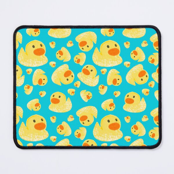 Item preview, Rubber Duck Bath Pattern | Yellow Duckies on Blue Bathroom Design designed and sold by HaileesHollow.