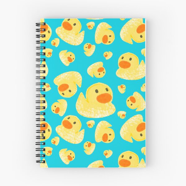 Item preview, Rubber Duck Bath Pattern | Yellow Duckies on Blue Bathroom Design designed and sold by HaileesHollow.