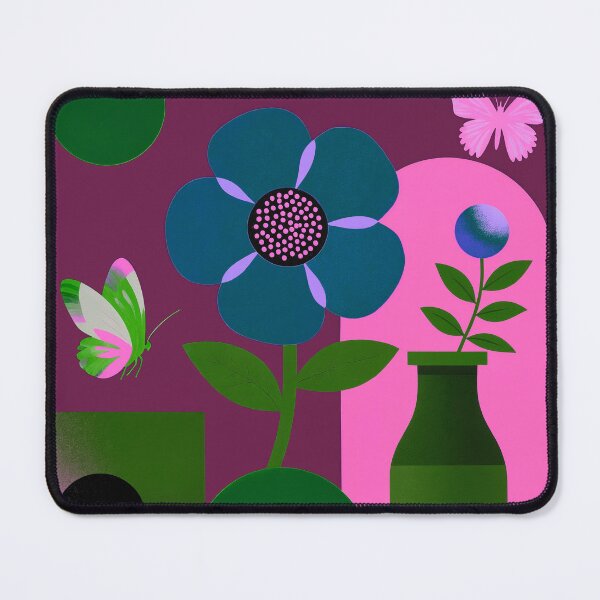 Item preview, Velvet Garden Reverie | Modern Botanical Butterfly Art designed and sold by joycrysstudio.