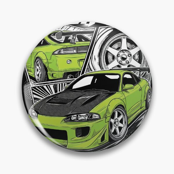 Item preview, Street Racing - Eclipse - Racing T-Shirt designed and sold by RaceDayRags.
