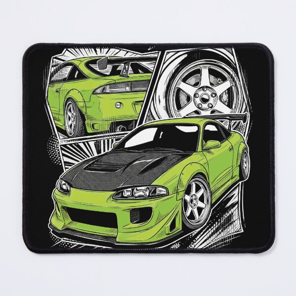 Item preview, Street Racing - Eclipse - Racing T-Shirt designed and sold by RaceDayRags.