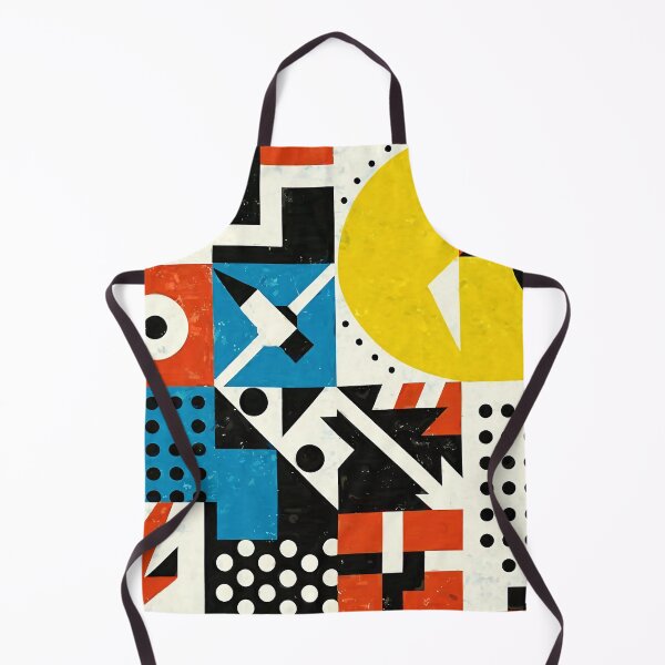 Item preview, Bauhaus Grunge Mid-Mod Geometric Red, Black, White Abstract designed and sold by DEC02.