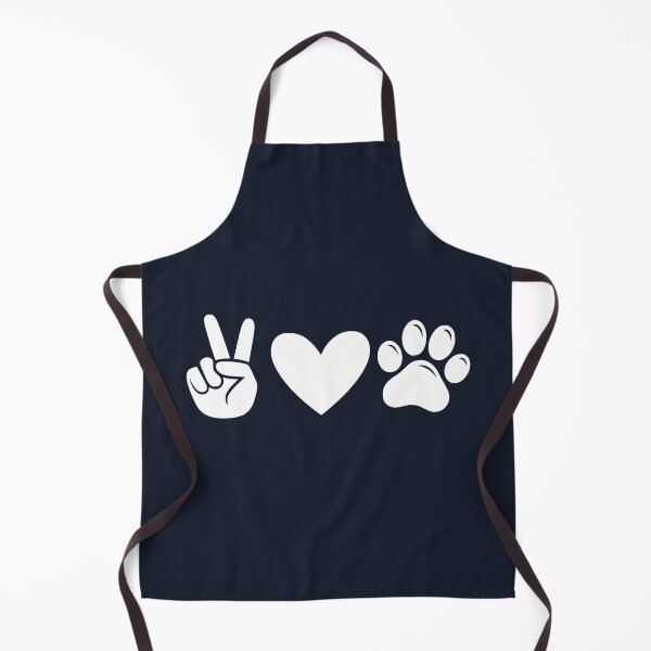 Item preview, White Peace Heart Paw Print designed and sold by Corvoria.