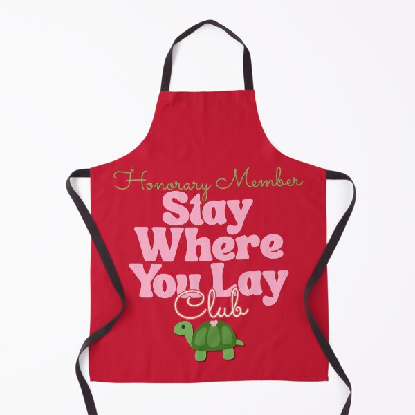 Item preview, Stay Where You Lay Club Turtle Chronic Illness vivid red designed and sold by pulse_retail.
